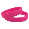 Solid Color Silicone Team Activity Wristbands