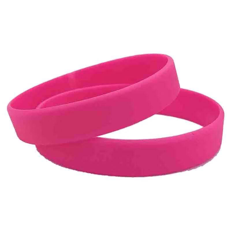 Solid Color Silicone Team Activity Wristbands