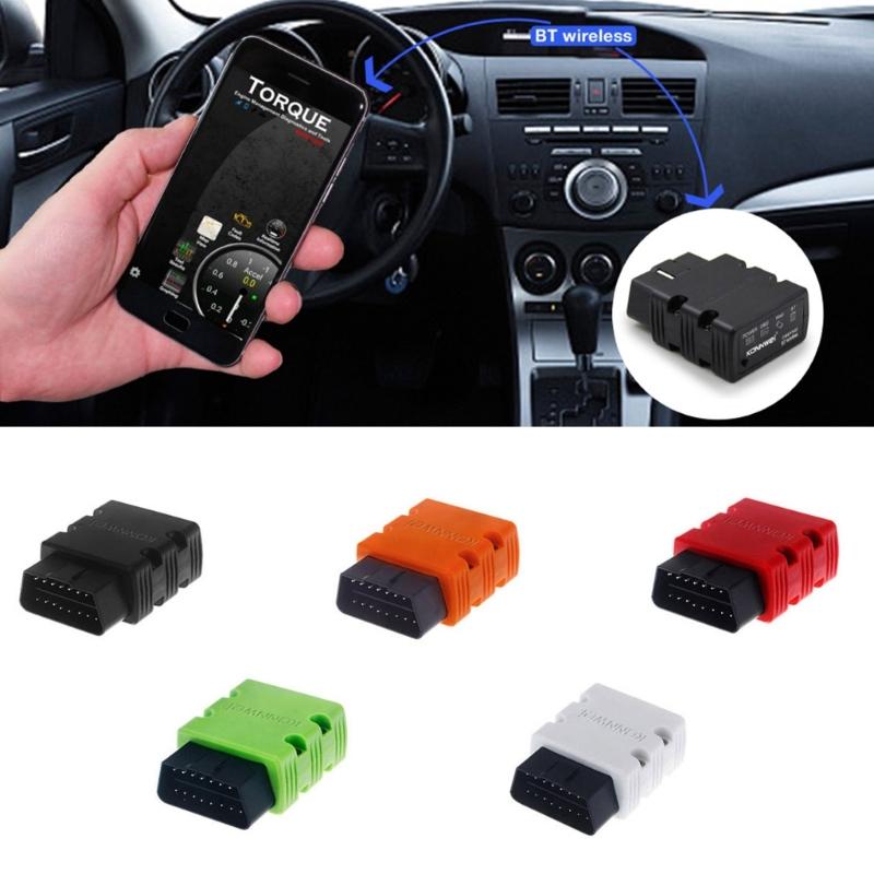 NUR für Android-Telefone, Drahtloser Bluetooth-kompatibler Diagnose-OBD2-Scanner Auto-Code-Lesegerät Scan-Tool ELM327