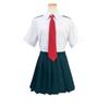 Anime My Hero Academia Disfraz Cosplay de Midoriya Izuku Set de Uniforme Escolar de Todoroki Shoto Peluca Traje Unisex Halloween Juego de Rol