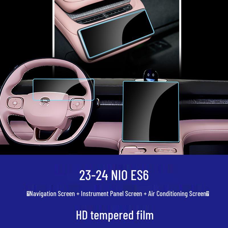 Tempered Screen Protector for Nio ES9/8/7/6 Models - Center Console Dashboard Film