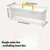 7pcs Transparent Tool Organizer Box Set, 6 Small + 1 Large for Screws Wrenches Electronics, Portable with Dividers
