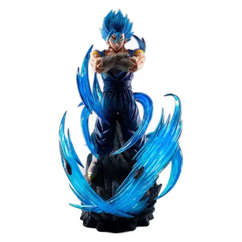 33cm Dragon Ball Vegetto Super Saiyan Blue Stehend Anime Figur Modell Statue Jungen Sammlung Desktop Dekoration Ornament Spielzeug