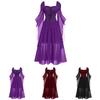 Stunning Vintage Inspired Witch Maxi Dress With Flared Sleeves Available In Ten Colors