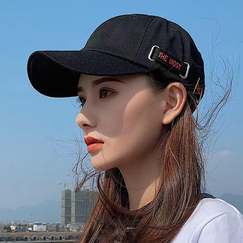 

Ricygvm Fashion Letter Baseball Hat For Women Solid Color Peaked Cap Unisex Cotton Casual Duck Tongue Hats Outdoor Sun Visors Adjustable