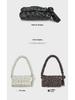 2024 French Waxed Leather Tassel Crossbody Bag - Autumn/Winter Collection