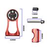 Bicycle Mobile Camera Holder Base Metal Bike Handlebar Mount Mountain Road Cycling GPS Bracket Speedometer Stand