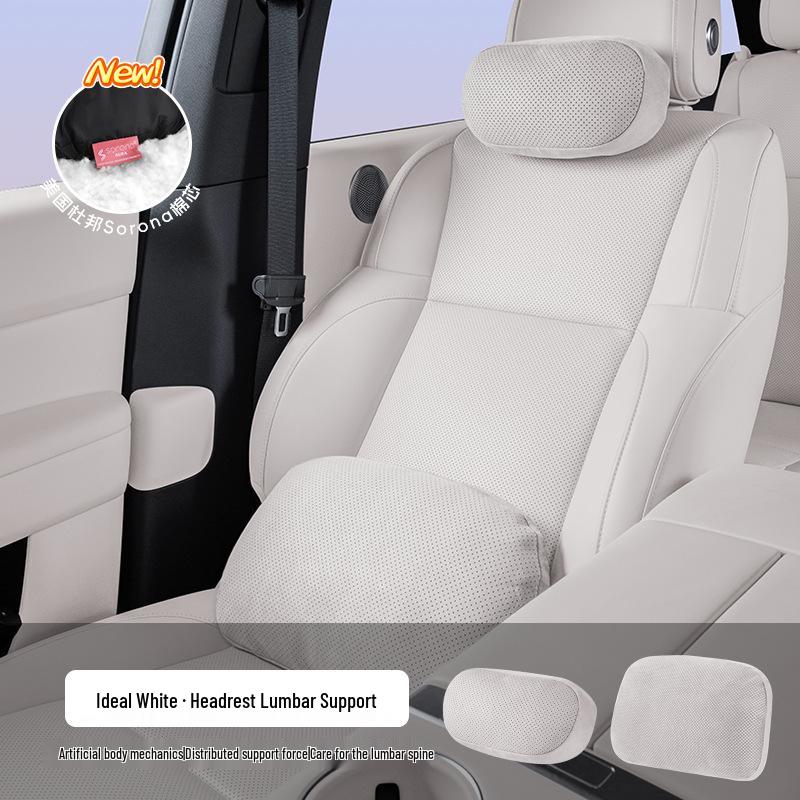 Ideal Car Headrest: i6i8/L6L7L8L9 MEGA Neck and Lumbar Support Cushion