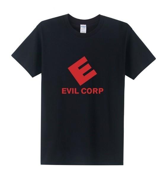 Mr Robot Evil Corp Logo T Shirts Men Tshirt Summer Short Sleeve Cotton Mr Robot T Shirt Tops Free Shipping