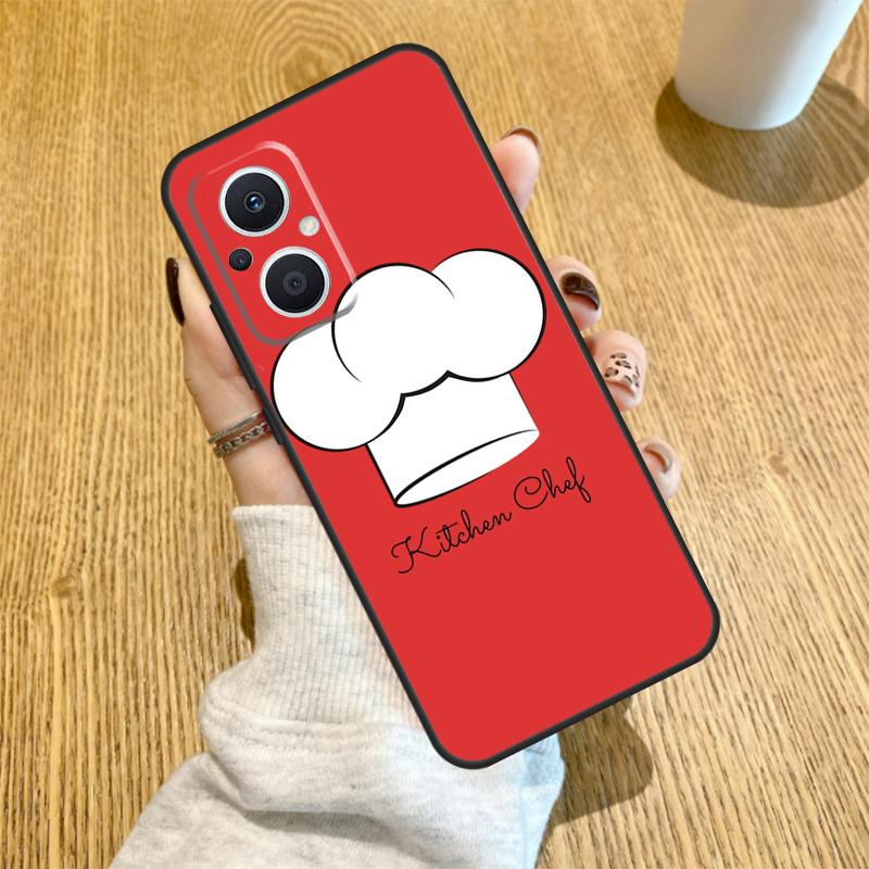 Cooking Chef Funda For OPPO Reno 12F 11F 13F 14F 8T 8 Lite 10 11 12 13 14 OPPO Find X8 X6 X5 X9 Pro Case