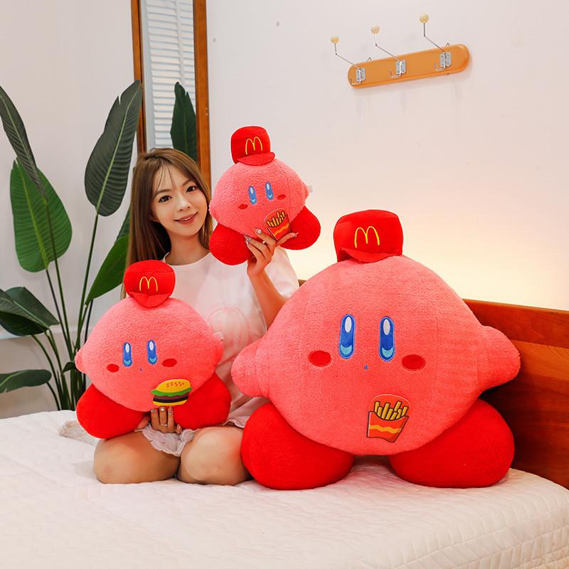 Adorable Pink Plush Toy Featuring Kirby Character Design Perfect For Collectors And Kids