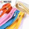Meetee 3-10M 5# Nylon Zippers with Slider Clothing Zip Heads Puller Repair Kit Bag Garment Replacement DIY Zipper Accessories