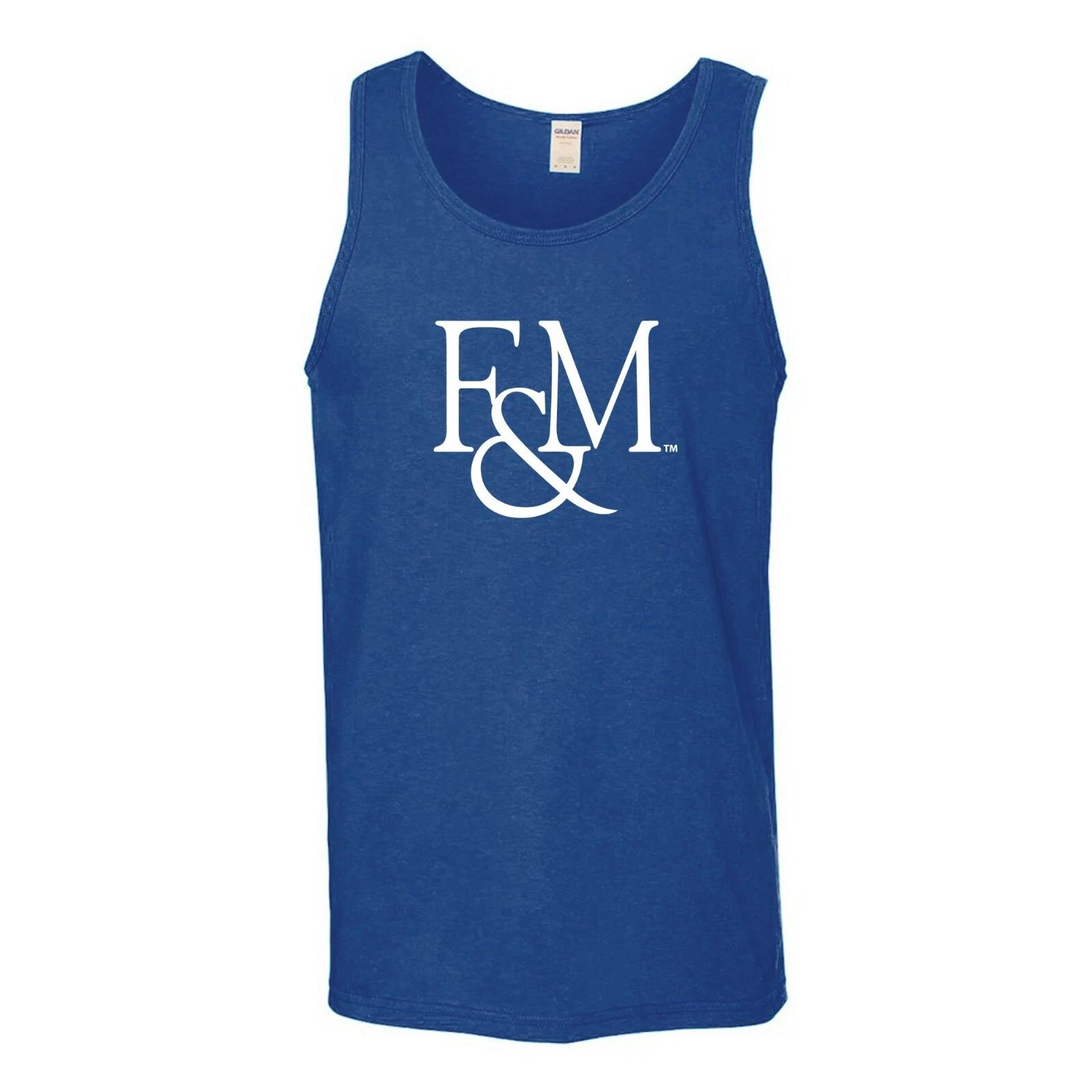 Franklin & Marshall Diplomats Primary Logo University Sports Tank Top - Royal S