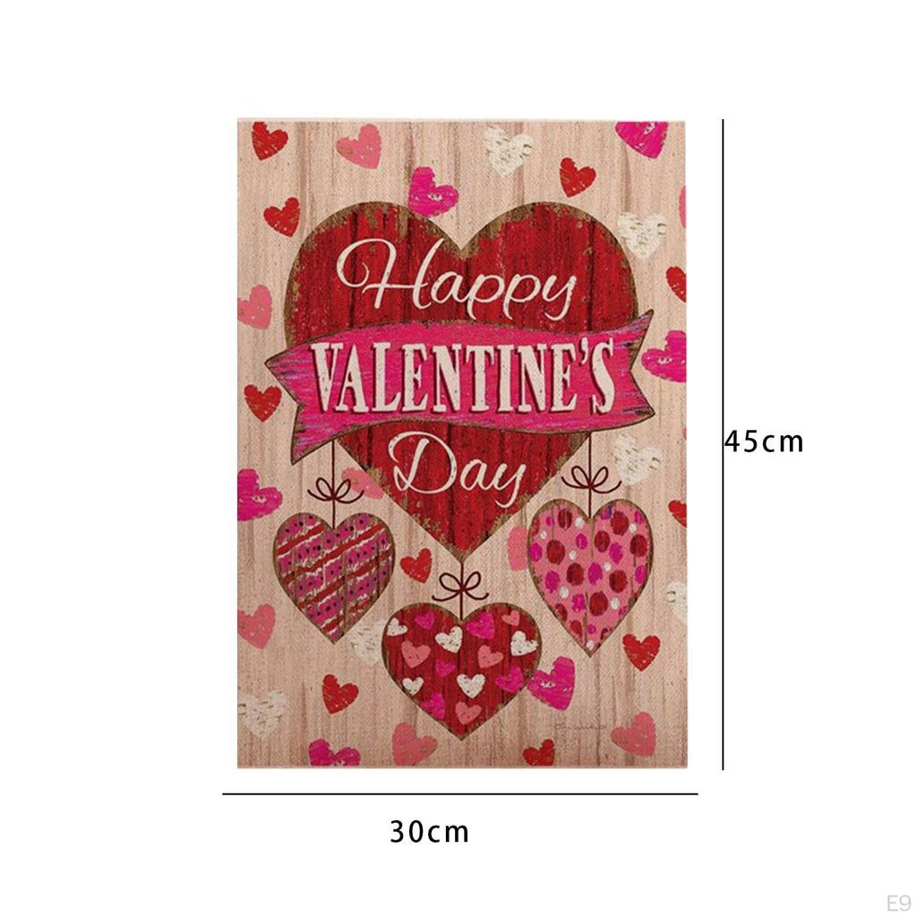 Love Blossom Garden Flag - Elegant Outdoor Decor for Celebrations