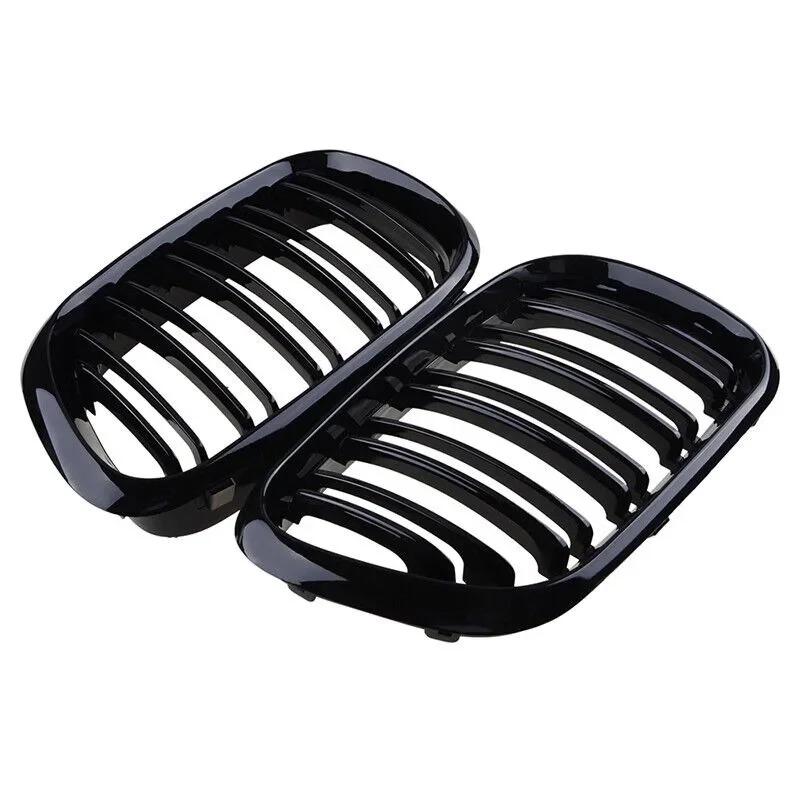 For BMW X5 E53 1999 2000 2001 2002 2003 Car Bumper Grille Front Kidney Grill Black Replacement Auto Part Exterior Accessories