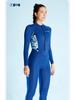 Women's Long Sleeve Lycra Wetsuit - One-Piece Snorkeling & Surfing Suit, Quick-Drying and Jellyfish Protective