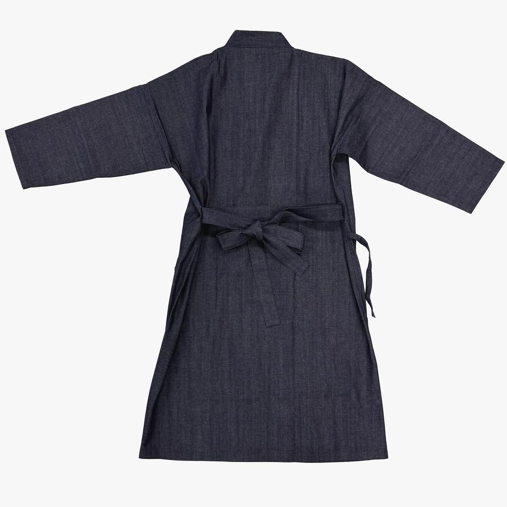 Momoten Denim Made In Denim Samue Long One Size Fits No Buttons [momoten] Coat, Japan, Women's Coat, Most,