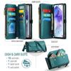 Lanyard Leather Zip Wallet Card Phone Case For Samsung Galaxy A18 A17 A37 A57 A56 A36 A16 A55 A35 A15 A54 A34 A14 A53 A13 Cover