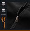 Men's Plus Size Fleece-Lined Vest with Stand-Up Collar - Autumn/Winter Style