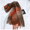 Schal Damen Neu Winter Karomuster Imitation Kaschmir Fransen Schal Verdickt Warm Schal