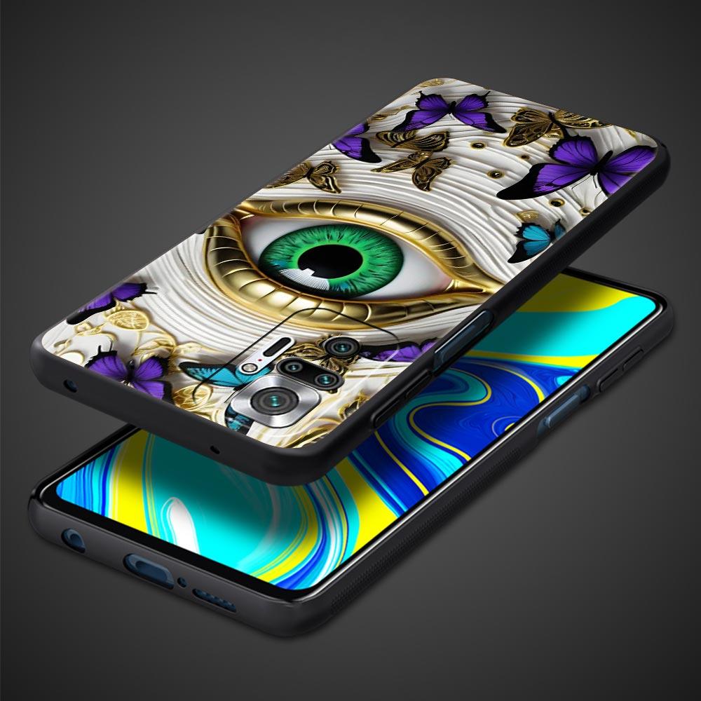 Fashion Eyelashes Eyes Phone Case Cover for Redmi 14C 10C Note 15 14 13 12 10 11 K40 Pro Plus 5G Shockproof Soft TPU Shell Bags