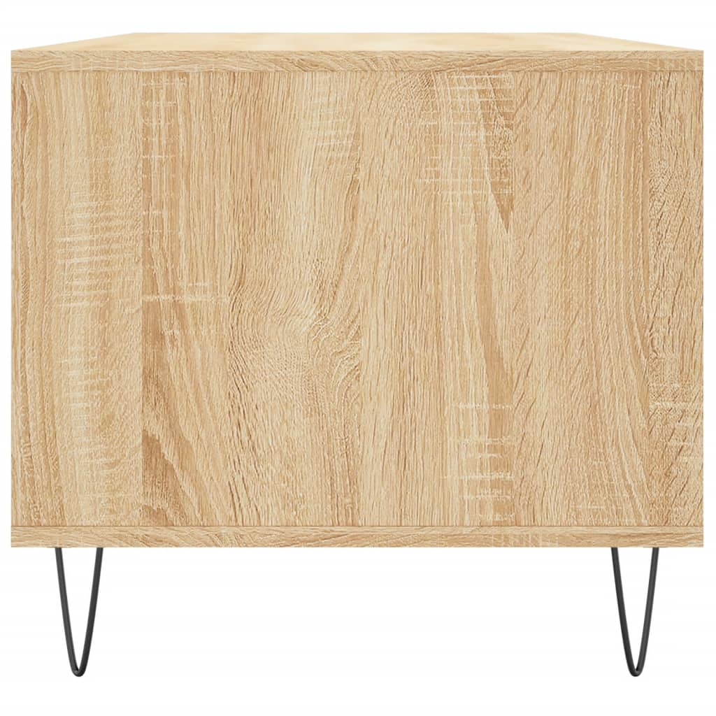 Coffee Table Sonoma Oak 90 X 49 X 45 Cm Engineered Wood