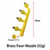 Adjustable Atomizing Sprayer Nozzle Multi Heads Agricultural Spray Head  Garden Accessories
