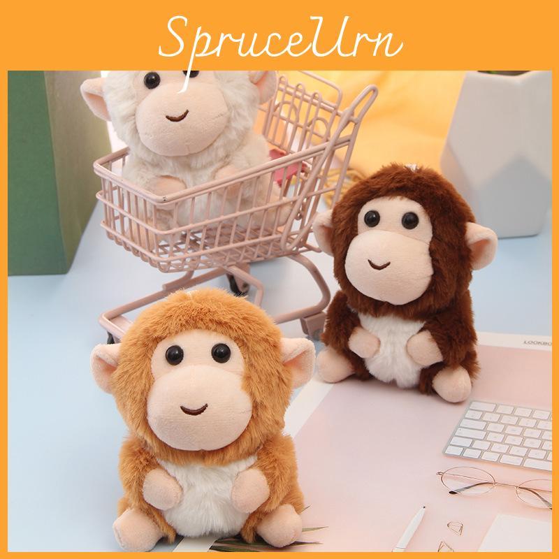Plush Monkey Stuffed Animal Toy With Soft Short Plush For Kids And Gifting