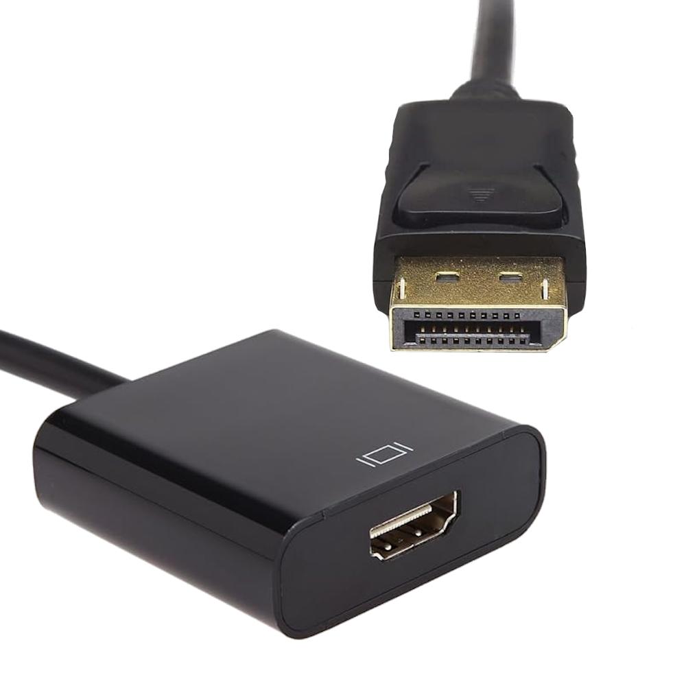 Adapter z displayport do hdmi konwerter kabel przejściówka dp fhd złączka