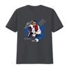 Montreal Nhla 04 Jean Beliveau Hockey Player Stripes Print T Shirt vintage Washed Top For Everyday Wear Stretched Slightly