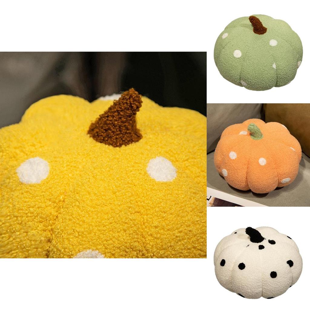 Kissen im nordischen Stil aus Plüsch mit Polka Dots in Gemüseform zur Heimdekoration