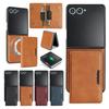 Luxury 2IN1 Leather Wallet Card Holder Phone Case For Samsung Galaxy Z Flip 7FE 6 5 4 3 Magnetic Wireless Charging Protect Cover