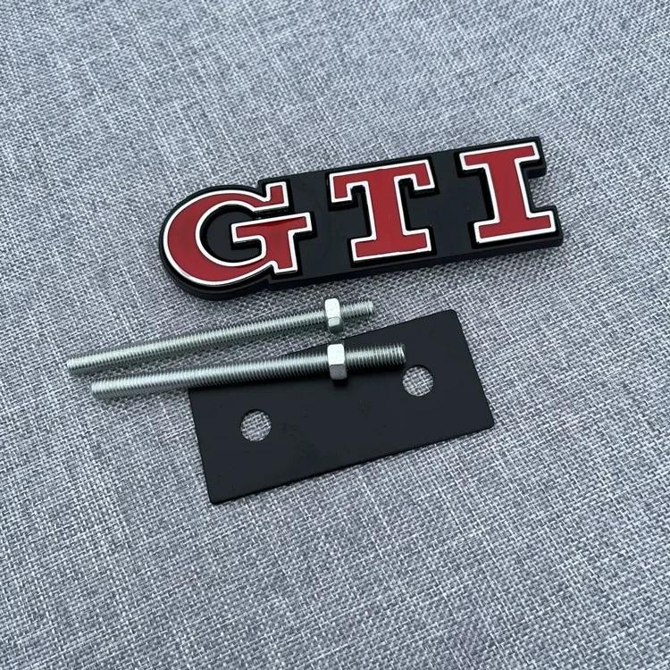 CDO1 For VOLKSWAGEN VW GTI 3D Metal Car Trunk Logo Sticker Grill Emblems Badge Decals For VW Golf 2 3 4 5 6 8 MK2 MK3 MK4 MK5 MK6 MK8
