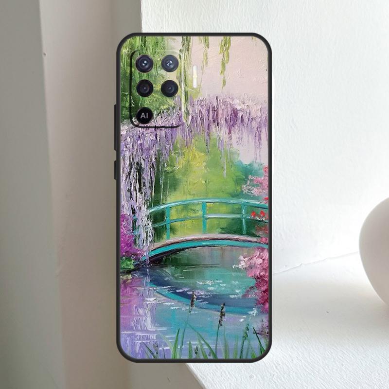 Monet Oil Painting For OPPO A74 A54 A94 A17 A57 A15 A16 A76 A96 A18 A38 A58 A78 A98 A40 A60 A80 A5 A6 Pro Case