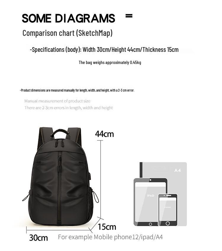 2025 New Unisex Casual Backpack - Large Capacity, Stylish, Cross-Border Hot-Selling