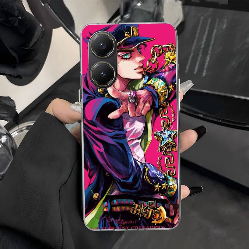 JoJo Bizarre Adventure Anime Phone Case for Xiaomi Poco X7 X6 X5 X3 Pro X4 Nfc F7 Ultra F6 F5 F4 Gt M6 M5S M4 M3 Soft Silicone C