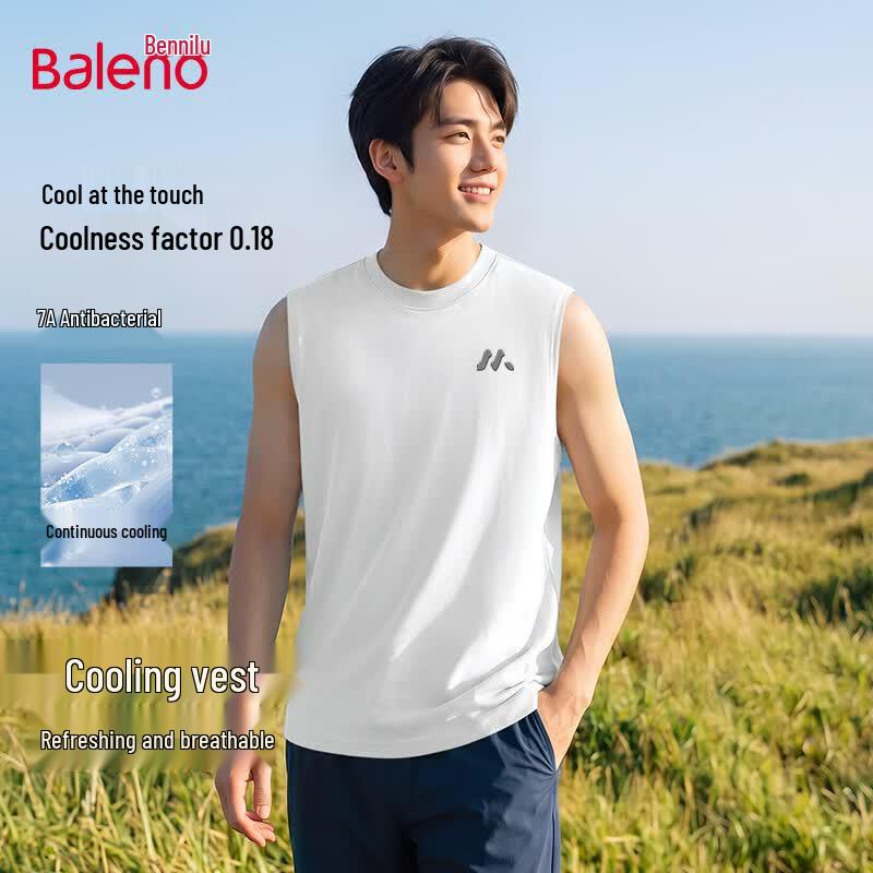 Baleno Men s Cool-Feel Sleeveless T-Shirt 3XL
