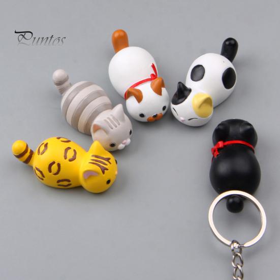 Decorative Magnetic Decor 3D Lying Cat Refrigerator Magnet, Cartoon Kitten Resin Fridge Animal Non-slip Whiteboard Magnets for Cabinet Locker,