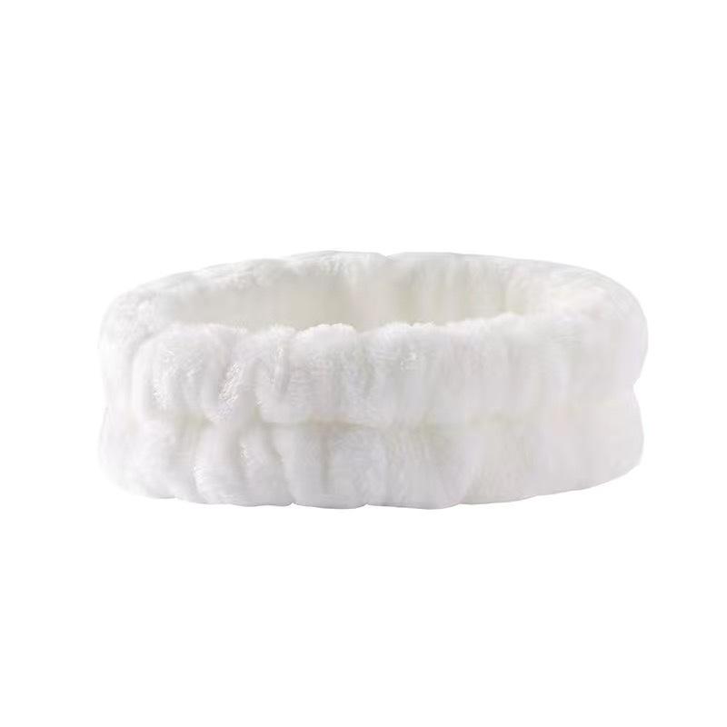 Plush Flannel Absorbent Wristbands & Splash-Proof Headband Set