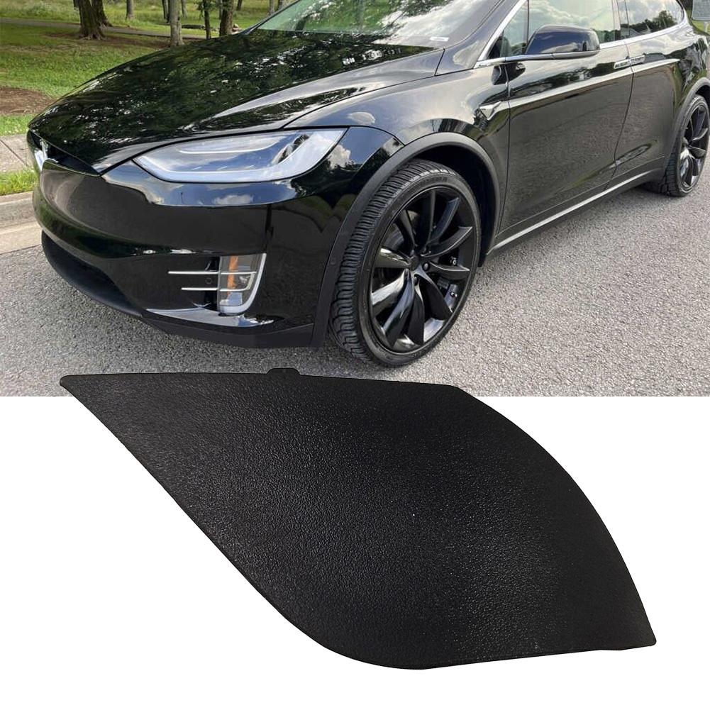 1x Front Bumper Tow Hook Cap Eye Cover For Tesla Model X S 2016 - 2021 1057056-00-D High Quality Car Accessories