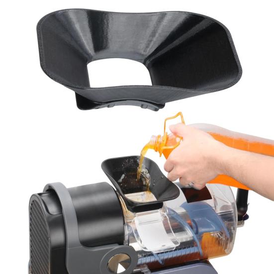 1/2Pcs Anti-Splash Flow Hood for Ninja Slushy Machine FS301 FS300 3D Printed Plastic Liquid Guide Cover Slushie Maker Machine Accessories