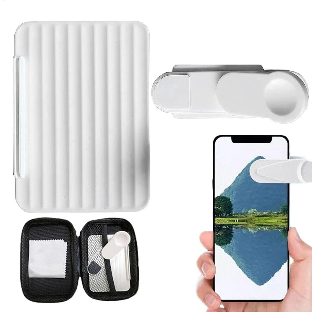 Mirror Reflection for Phone Camera Glass Mirror Clip Set for Phone Camera Creative Photo Tools Adjustable for Vlogger