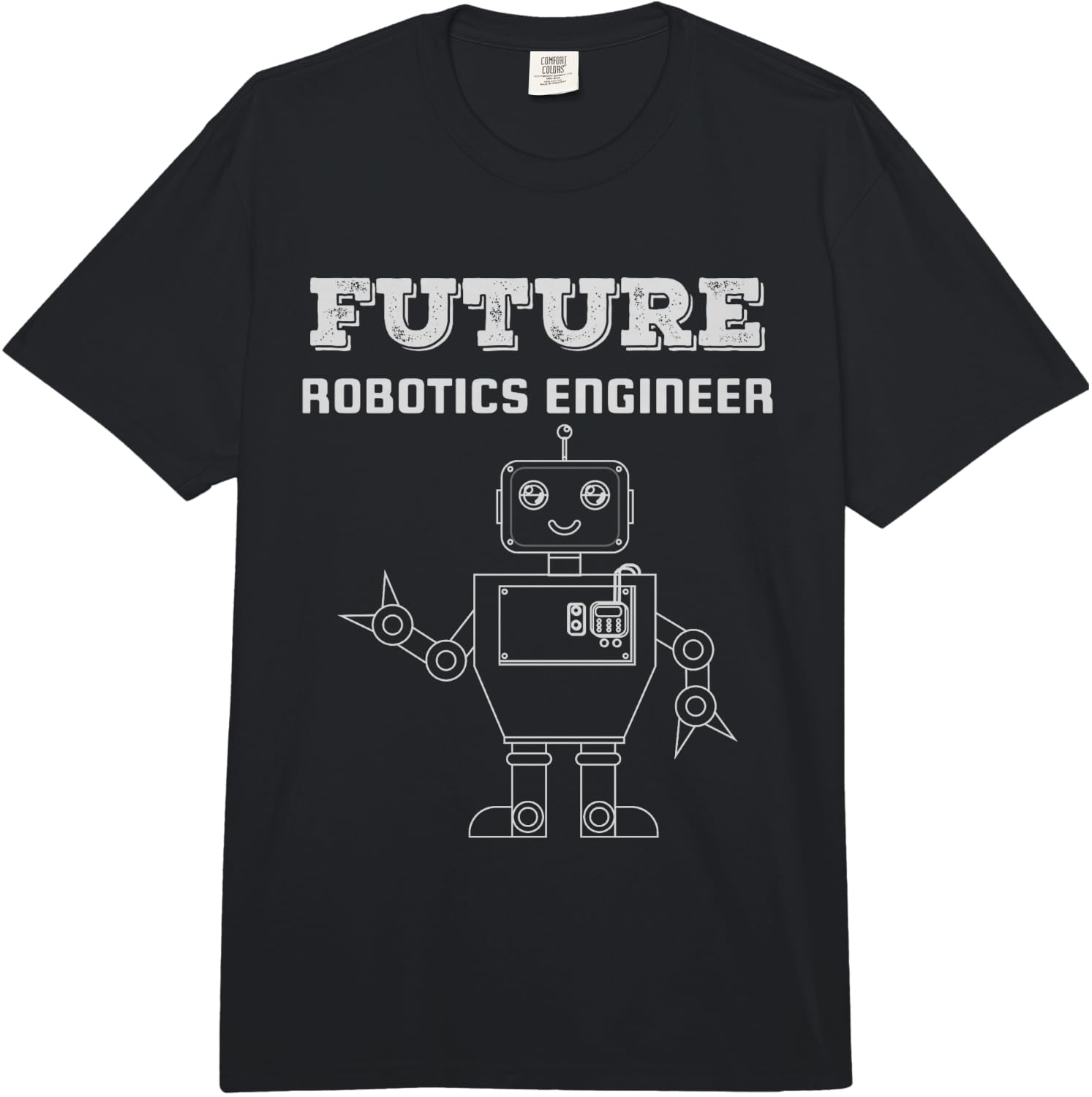 Future Robotics Engineer Funny Technology Comfort Colors Adult Heavyweight Unisex T-Shirt XXL
