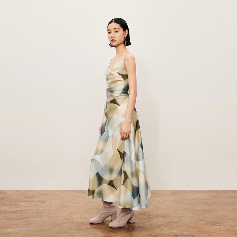 

ПЛАТЬЕ НА БРЕТЕЛЯХ ИЗ ШЕЛКА МАЛЬБЕРРИ ОСЕНЬ 2024 НОВАЯ КОЛЛЕКЦИЯ M