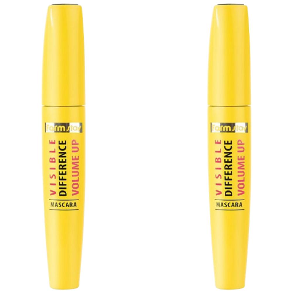 Farmstay Visible Volume Up Mascara 12g 1+1, Black, 1 pcs