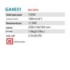 Makita 720W 100mm Angle Grinder CN plug (adapter included)