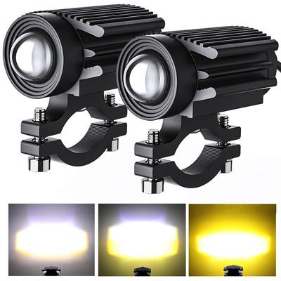 2PCS  Motorcycle LED Headlight Car LED Lights ATV Driving Foglight Auxiliary Spotlight  Car Modified Lights