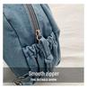 Vintage gewaschener Denim Rucksack für Damen, Stilvolle Crossbody Brusttasche, Frühjahrskollektion 2026