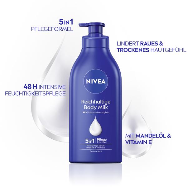 Nivea NIVEA Rich Body Milk Lotion 625ml