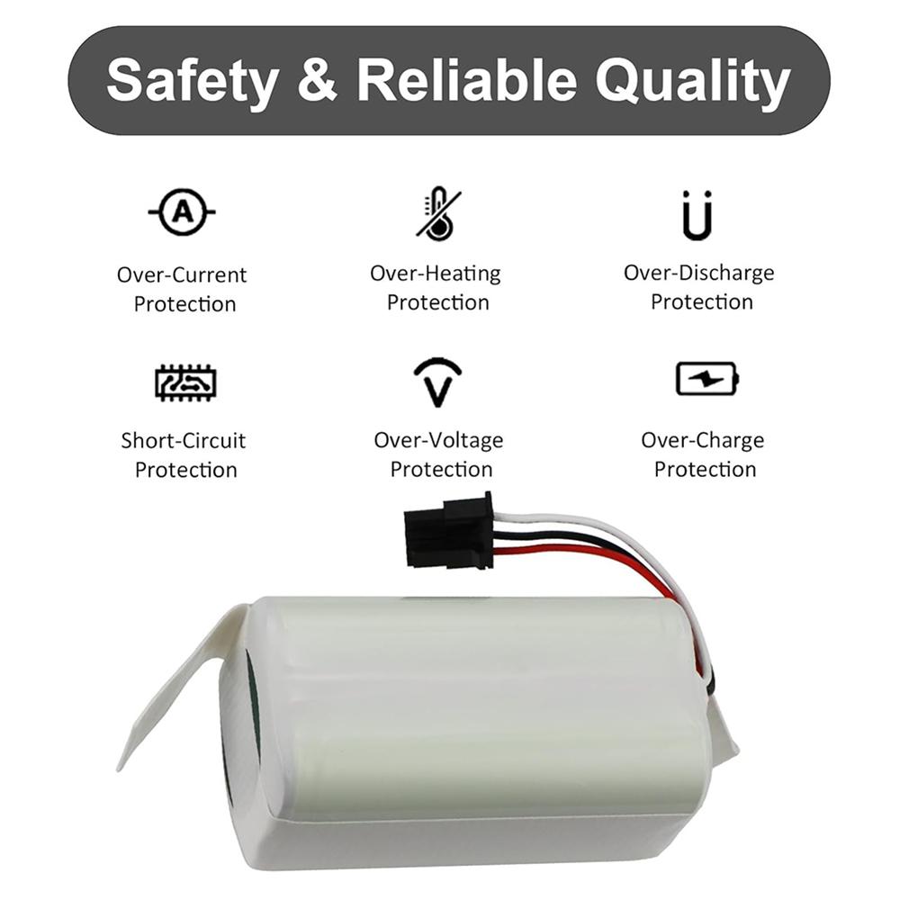 14.4V 2800mAh Replacement Battery for iRobot Roomba Combo Essential Y0110 Y011020 Y0140 Y011040 Y014020 Q011 Q0120 ABL-G
